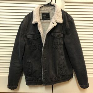 Denim Aviator Jacket Medium